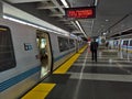 BART Train at San Francisco Airport (Yellow Line)