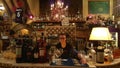 Bartender in cafe, Rome, Italy Royalty Free Stock Photo