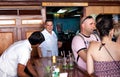 Bartender in La Bodeguita del Medio Royalty Free Stock Photo