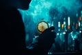 Bartender is preparing cocktail at nightbar Royalty Free Stock Photo