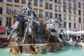 Bartholdi fountain in Lyon city, France Royalty Free Stock Photo