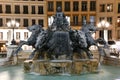 Bartholdi Fountain - Lyon, France Royalty Free Stock Photo