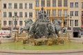 Bartholdi fountain with sculpture on Place des Terreaux, Lyon