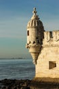 Bartizan or Guerite. Belem Tower. Lisbon. Portugal Royalty Free Stock Photo
