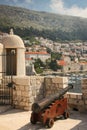 Bartizan and the old port. Dubrovnik. Croatia Royalty Free Stock Photo