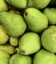 Bartlett pears, at produce mart in Oklahoma City