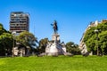 Bartolome Mitre Statue at Mitre Square in Buenos Aires, Argentina It honors former Argentine president Bartolome Mitre