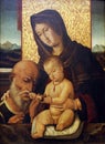 Bartolomeo Montagna: Madonna with the Child Royalty Free Stock Photo