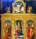 Vivarini Madonna Painting Santa Maria Frari Venice Italy Royalty Free Stock Photo