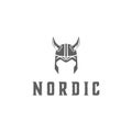 Viking Armor Helmet logo design