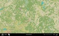 Barysau District, Belarus. Topographic Humanitarian Royalty Free Stock Photo