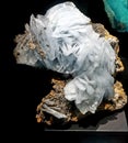 Baryte for display at the Perot Museum, Dallas Royalty Free Stock Photo