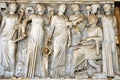 Bas-relief of ancient Roman Gods