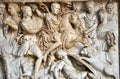 Bas-relief of ancient Roman soldiers