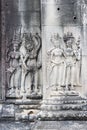 The Famous Angkor Wat Apsaras Royalty Free Stock Photo