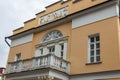 Bas-relief with balcony on a Theater school of the estate Lublino