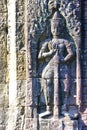 Bas-Relief at Banteay Kdei Temple, Cambodia