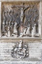 Bas relief, Cathedral of St. Agidius in Graz, Austria