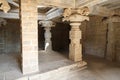 Bas-relief on Column, Hazara Ramachandra Temple, Hampi, near Hospete, Karnataka, India