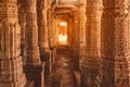 Ancient Ranakpur Jain temple in Rajasthan state, India