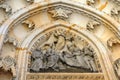 Bas relief decoration at St Vitus Cathedral in Prague, Czech Republic