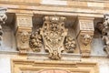 Bas-relief elements of the Church of Saints Peter and Paul in Krakow in Poland, designed in 1722