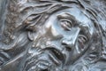 Bas-relief of Jesus crowned with thorns