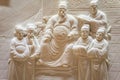 Bas-relief on marble stone of Imperial Examination in ancient China, in Jiangnan Imperial Examination Centre North, at the