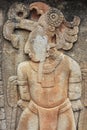 Bas-relief with mayan captive in Tonina