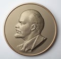 Bas-relief medal Lenin Vladimir Lenin USSR