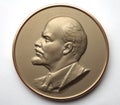 Bas-relief medal Lenin Vladimir Lenin USSR