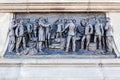 Bas-relief on the monument to Admiral Nakhimov