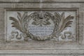 Bas relief near entrance to John Lateran Basilica in Rome