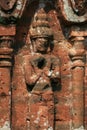 Bas-relief sur un bÃÂ¢timent au sanctuaire de My Son Vietnam