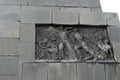 Bas-relief on the pedestal of the monument `Soldiers-defenders of the city of Novorossiysk 1942-1943` on Freedom Square