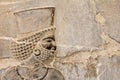 Bas-relief of Persian soldier Royalty Free Stock Photo