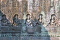 Bas relief in Preah Khan Temple, Angkor wat.