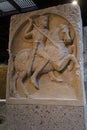 Bas relief of Roman cavalry man