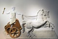 Bas-relief of a Roman Centurion driving a chariot