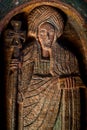 Bas relief of a Saint, Lalibela, Ethiopia