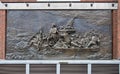 Bas Relief of Washington Crossing the Delaware