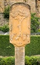 Bas relief sculpture of jesus on the cross