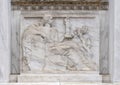 Bas-relief sculpture West side of the main entrance to the Robert N.C. Nix, Sr. Federal Building