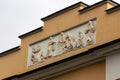 Bas-relief on a Theater school of the estate Lublino
