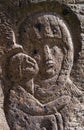 Bas-relief Virgin Mary Royalty Free Stock Photo