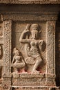 Bas reliefs in Hindue temple Royalty Free Stock Photo