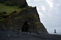 Basalt cave in the south of Iceland