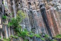 Basalt cliffs in sinop Royalty Free Stock Photo