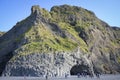 Basalt Column Cave at Reynisfjara Beach, Iceland Royalty Free Stock Photo