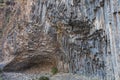 Basalt columnar units. Garni gorge, Armenia